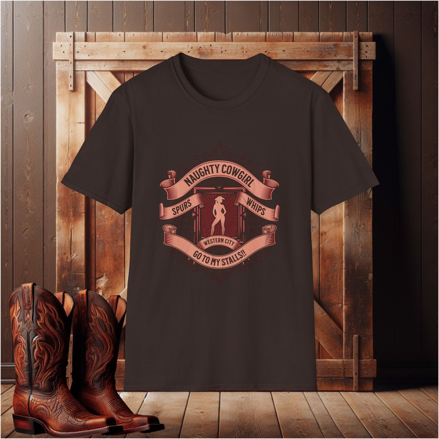 Naughty Cowgirl Western T-Shirt