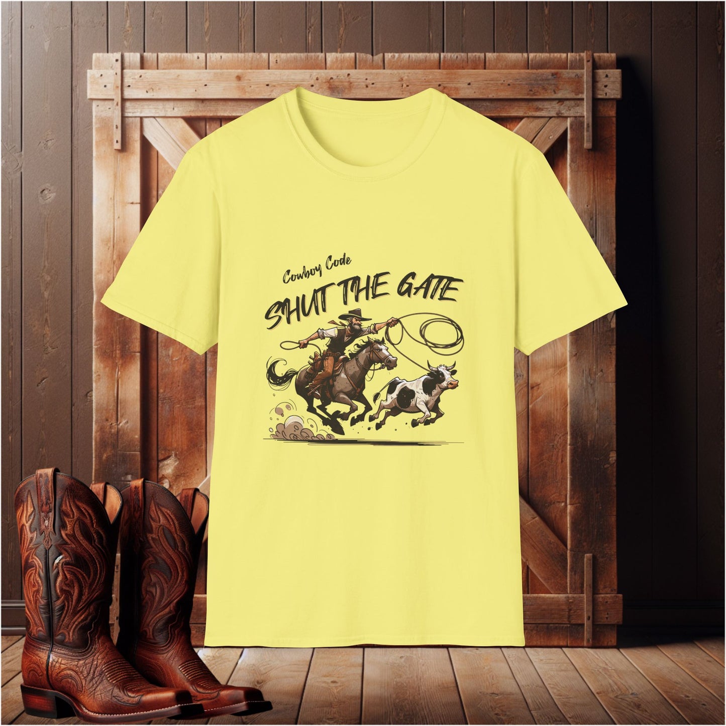 Shut the Gate" T-Shirt