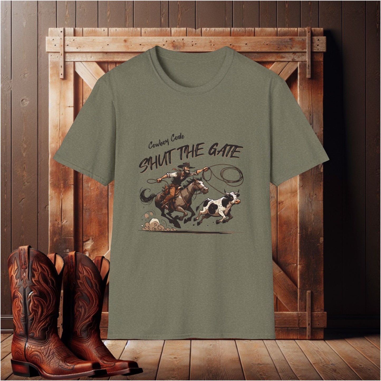Shut the Gate" T-Shirt