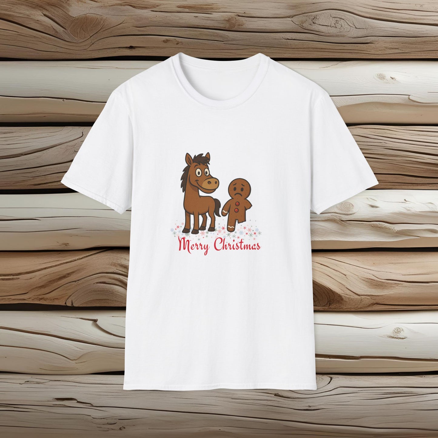 Christmas Horse and Gingerbread T-Shirt