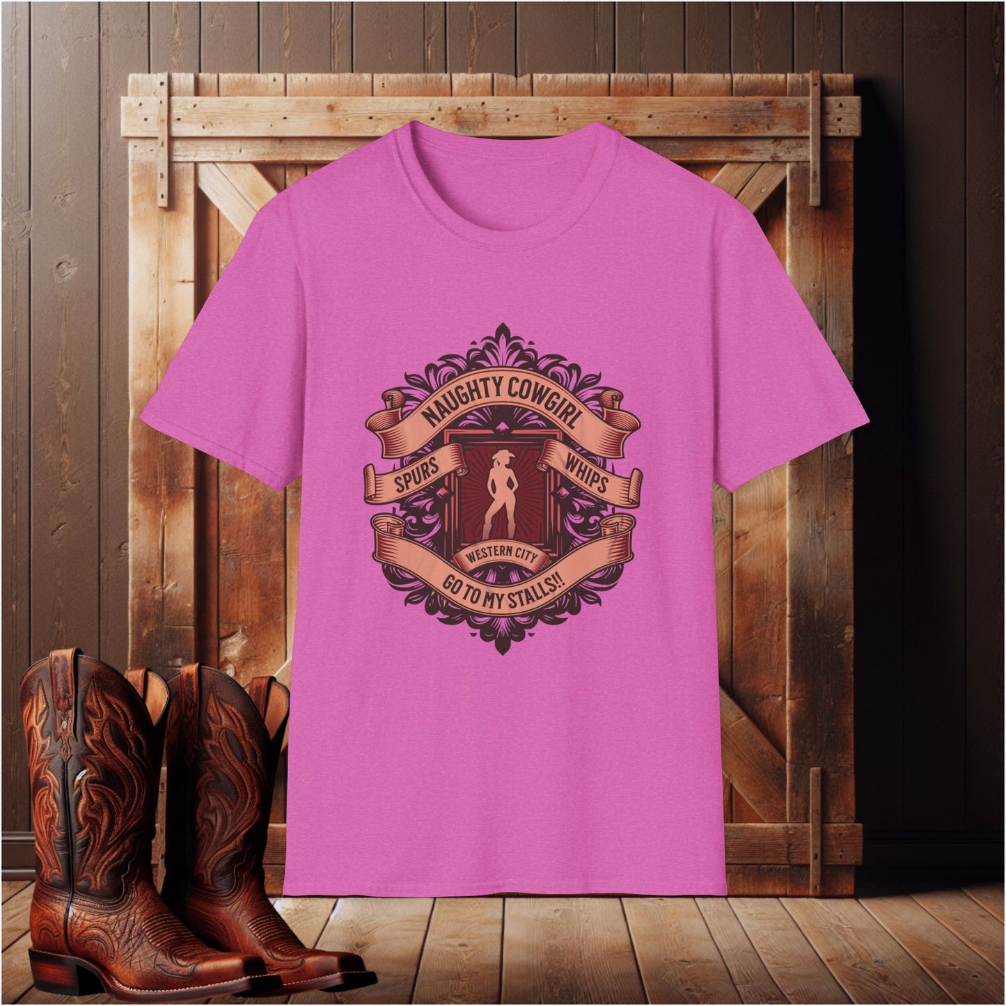 Naughty Cowgirl Western T-Shirt