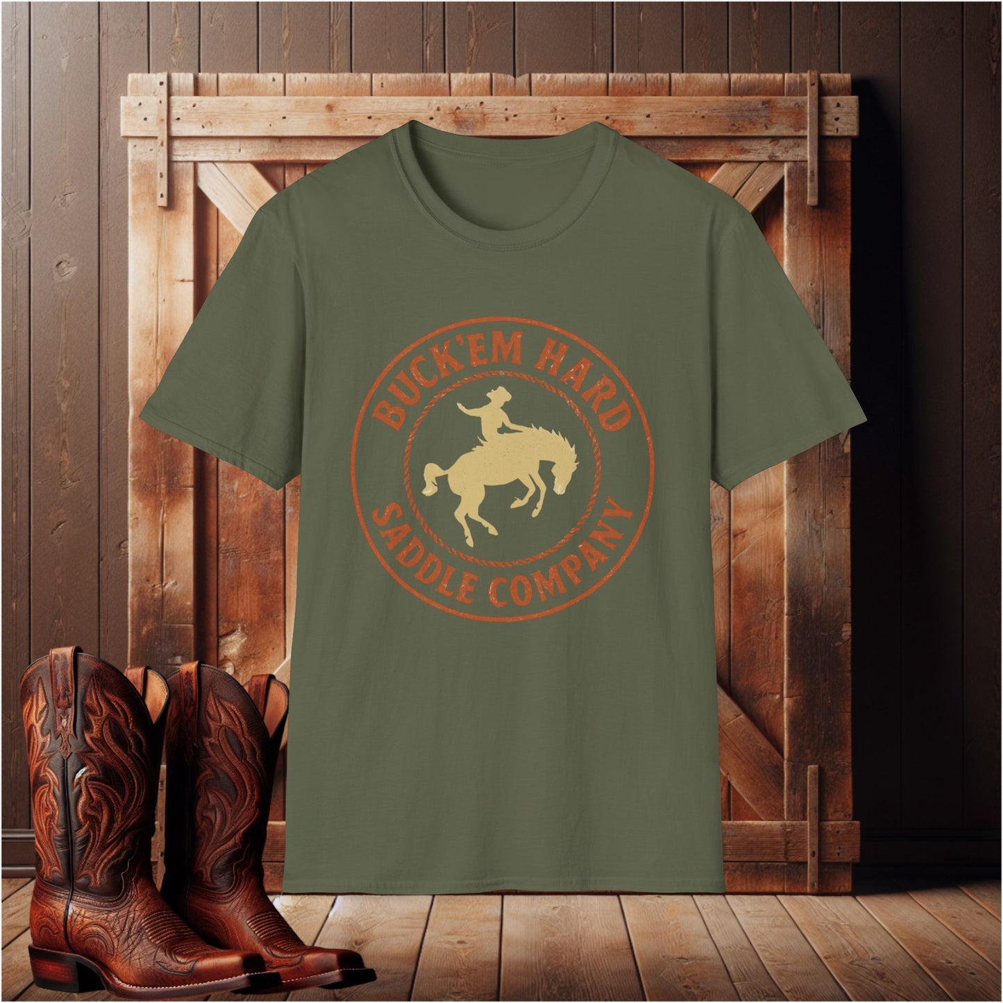 Buck'em Hard Saddle Company T-Shirt