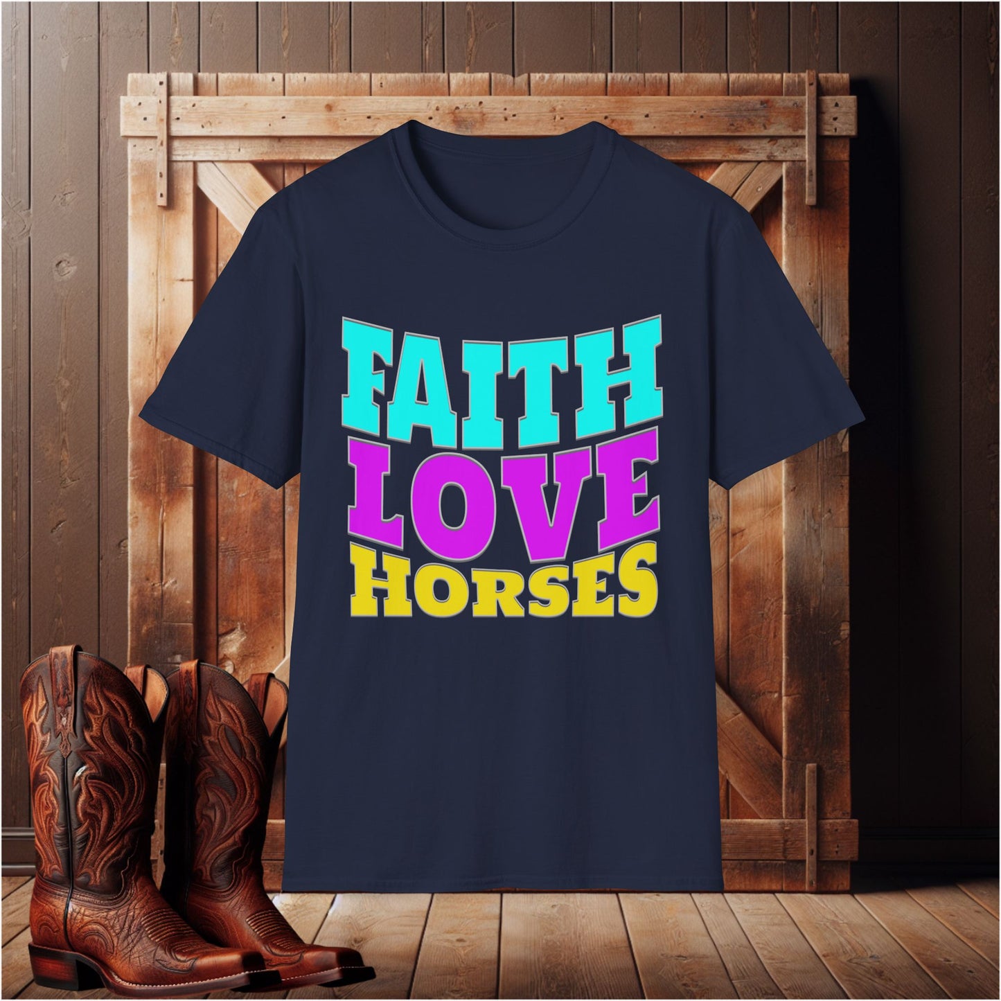 Faith Love Horses T-Shirt