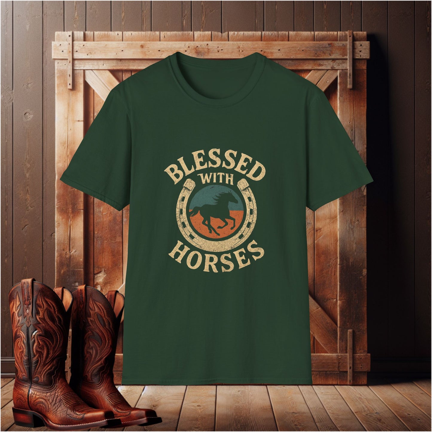 Blessed with Horses T-Shirt