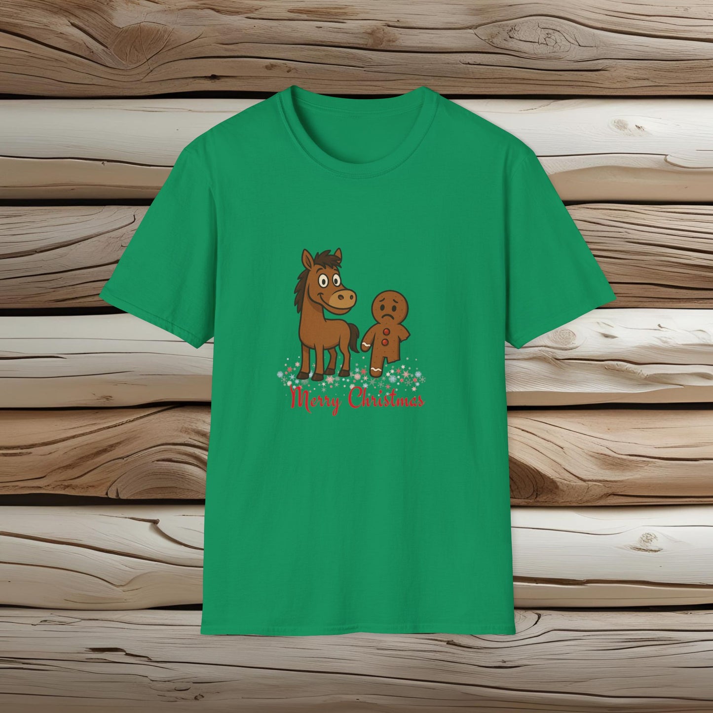 Christmas Horse and Gingerbread T-Shirt