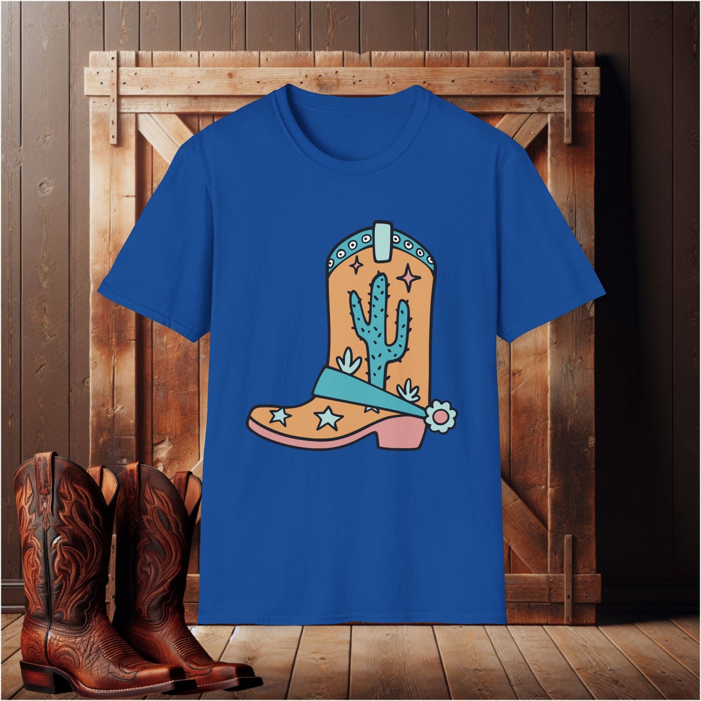 Rustic Cowboy Boot T-Shirt