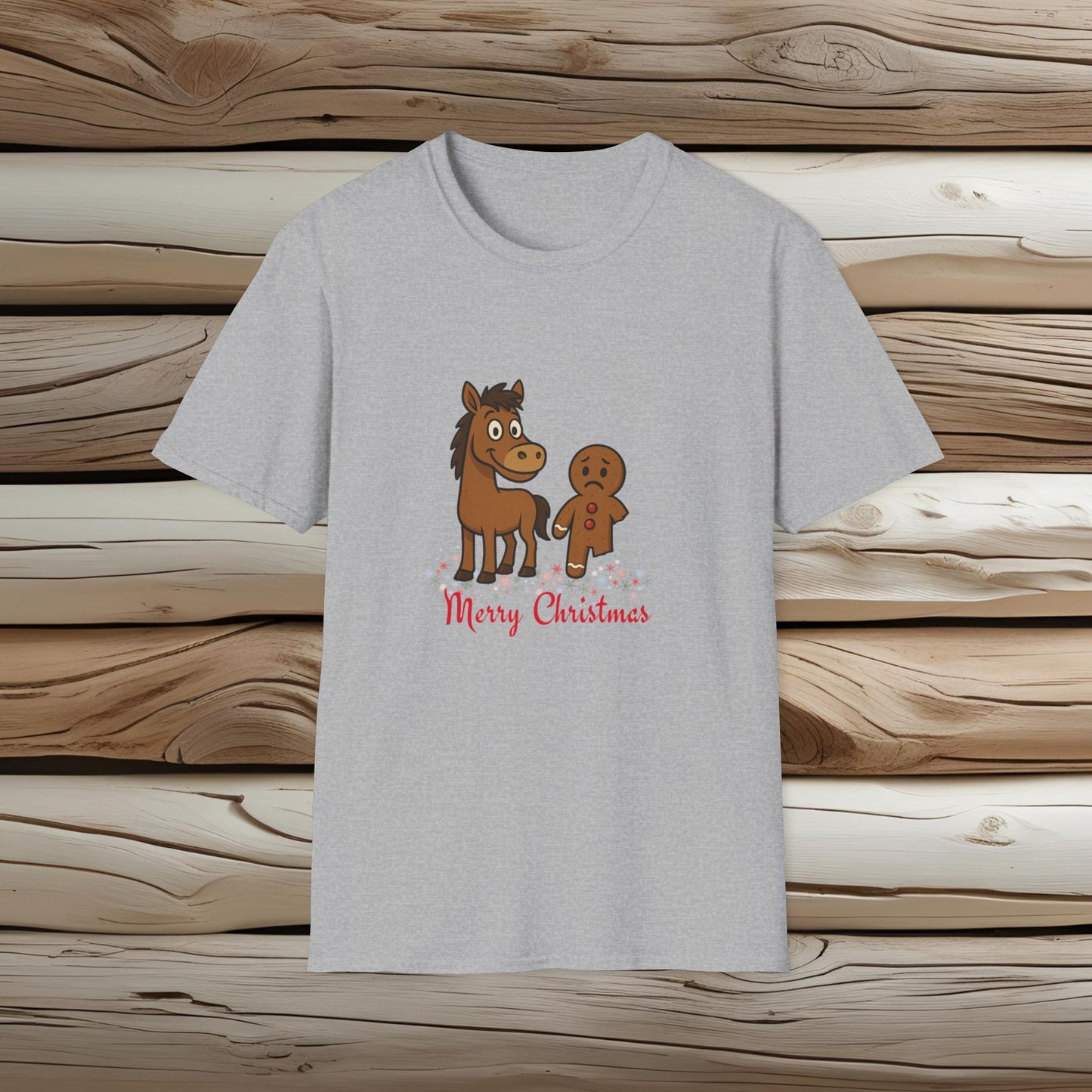 Christmas Horse and Gingerbread T-Shirt