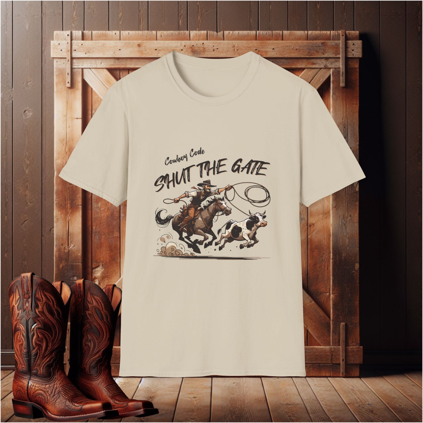 Shut the Gate" T-Shirt