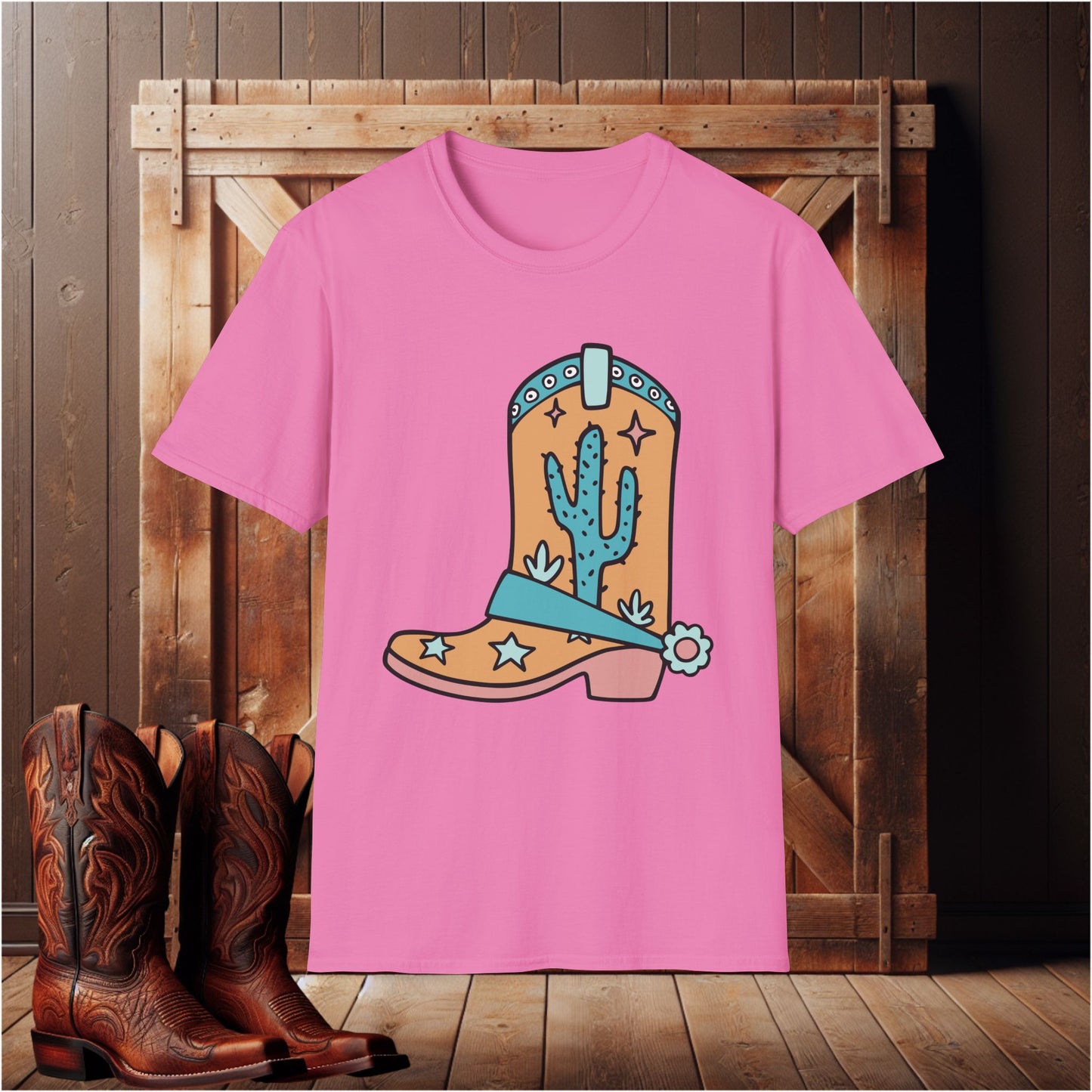 Rustic Cowboy Boot T-Shirt