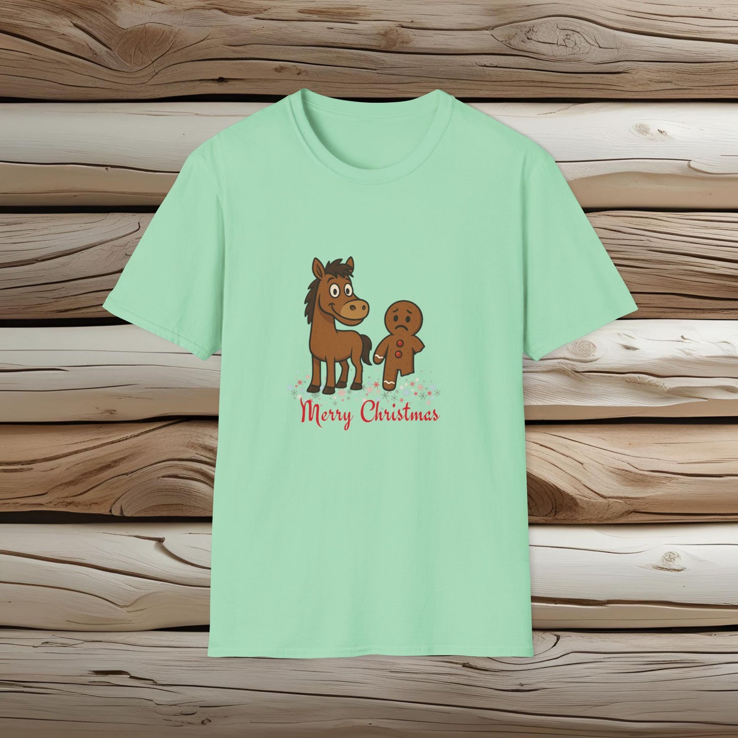Christmas Horse and Gingerbread T-Shirt