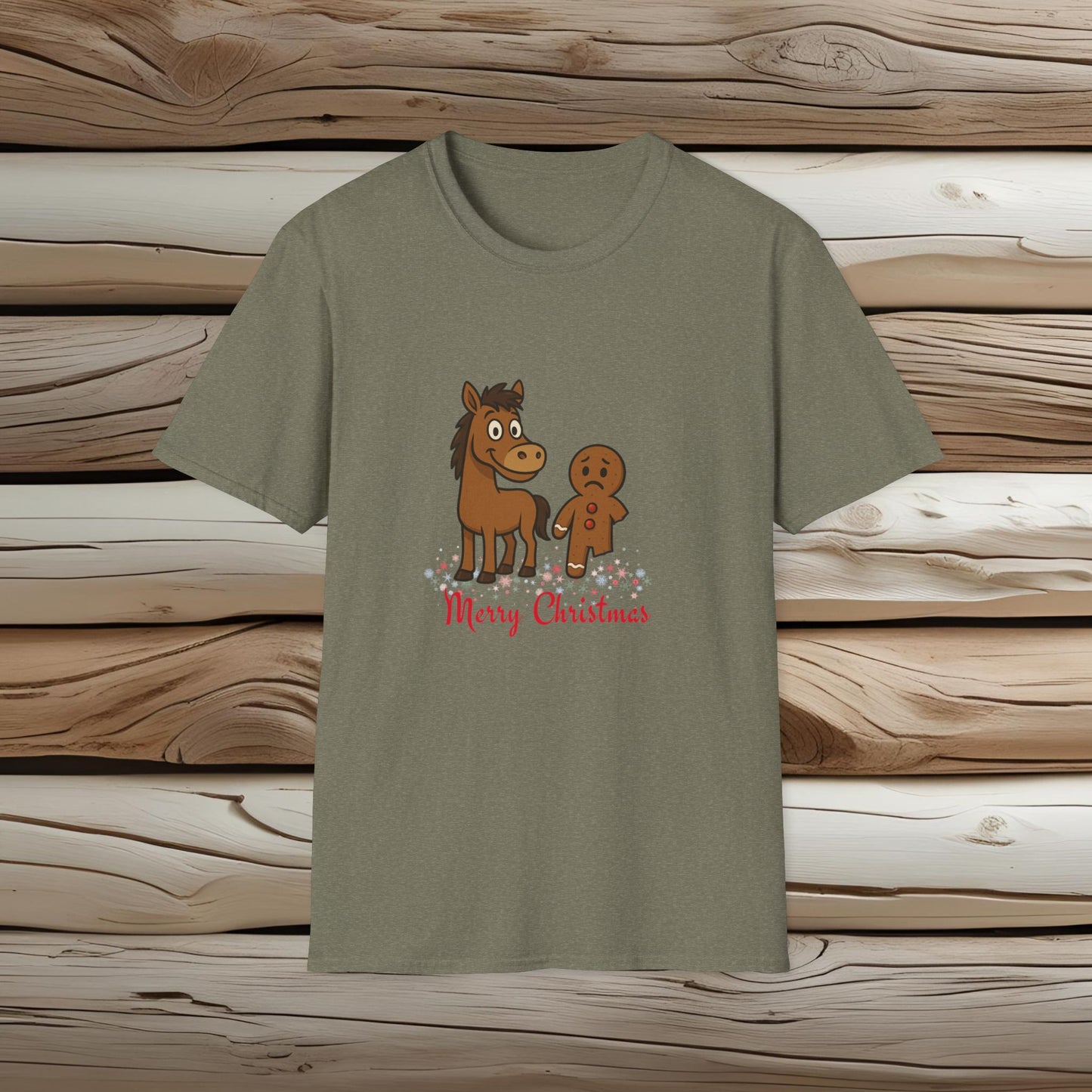 Christmas Horse and Gingerbread T-Shirt