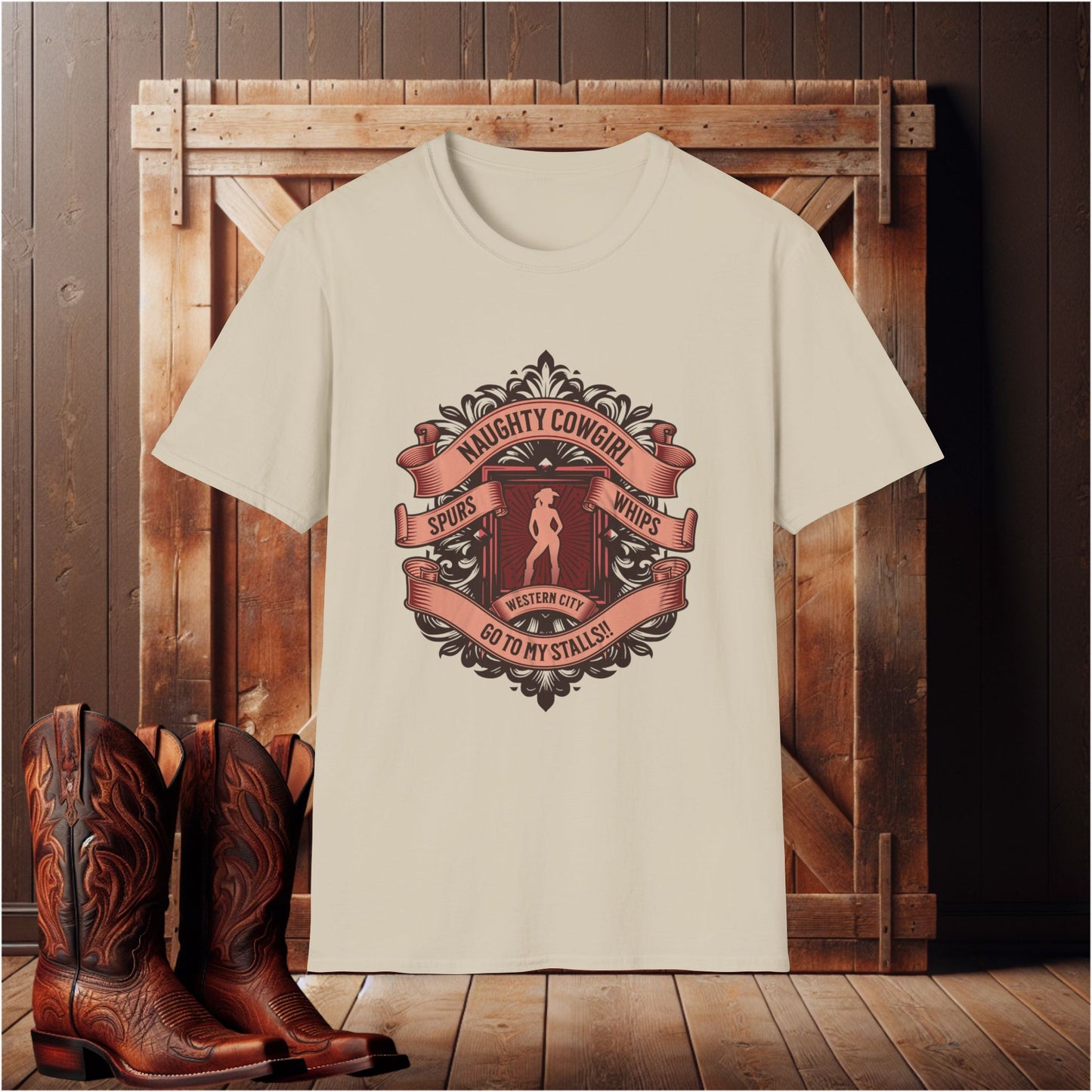 Naughty Cowgirl Western T-Shirt
