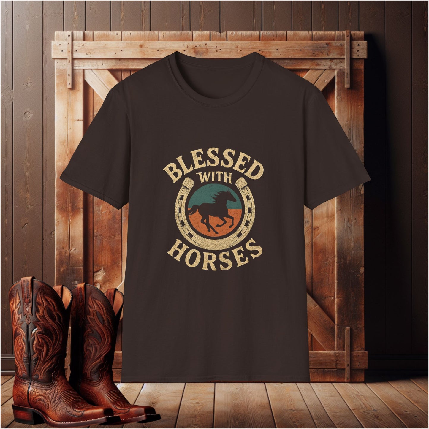 Blessed with Horses T-Shirt
