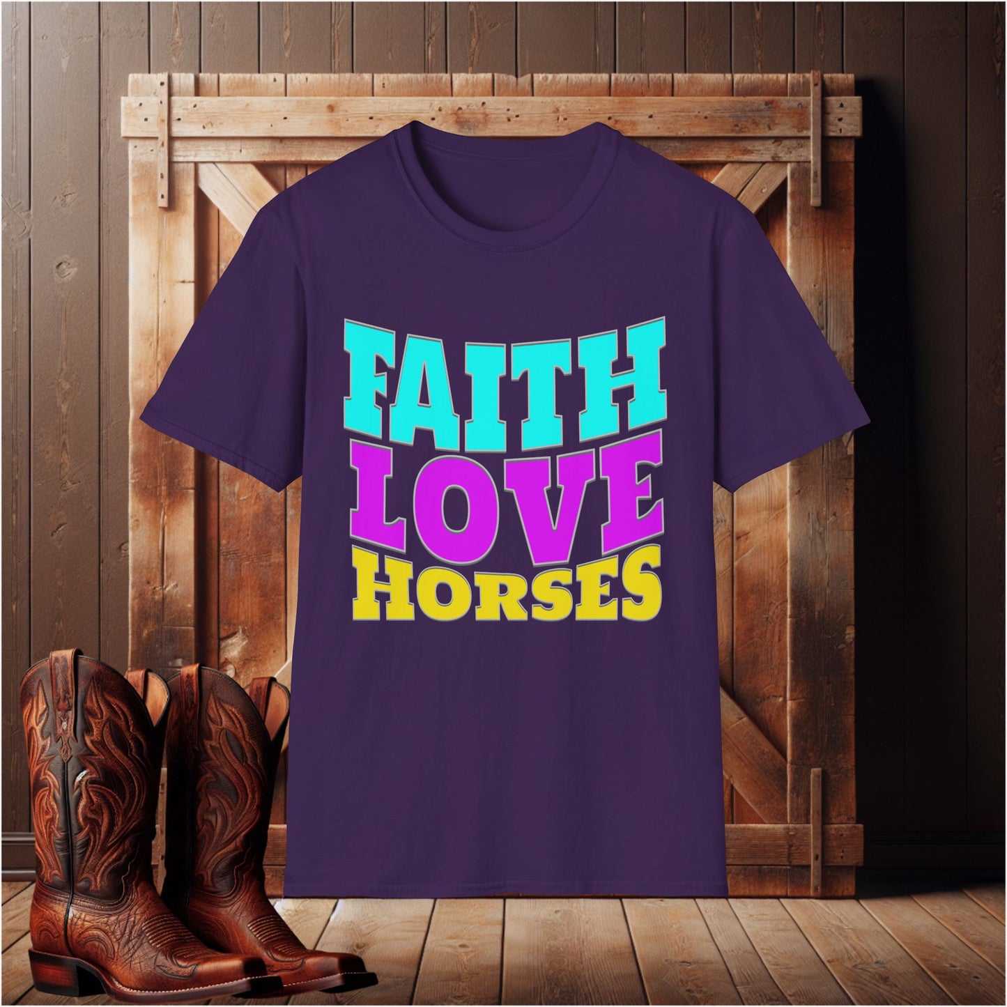 Faith Love Horses T-Shirt