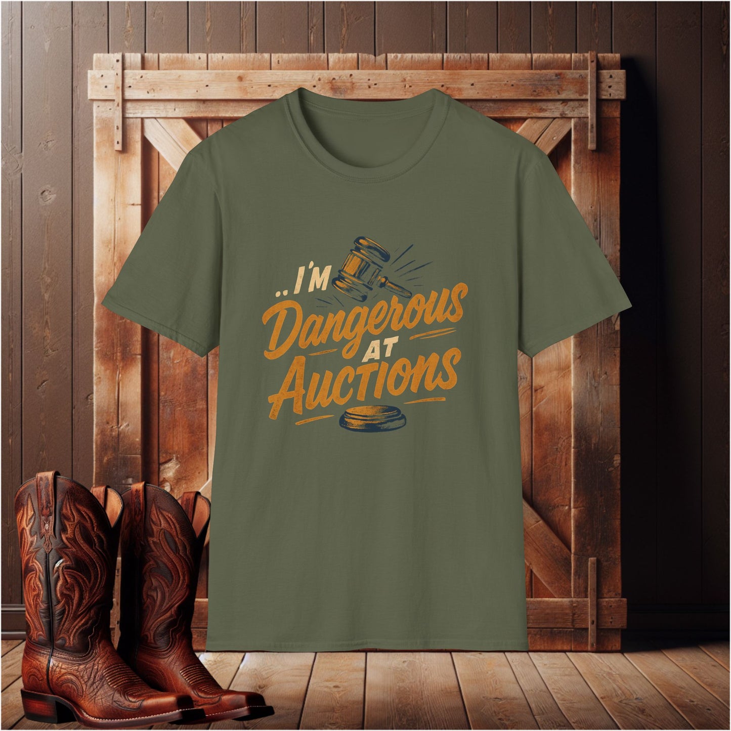 I'm Dangerous at Auctions T-Shirt
