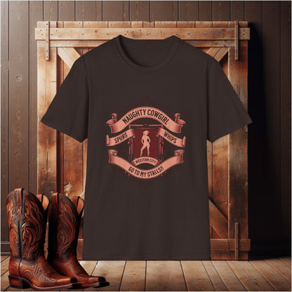 Naughty Cowgirl Western T-Shirt