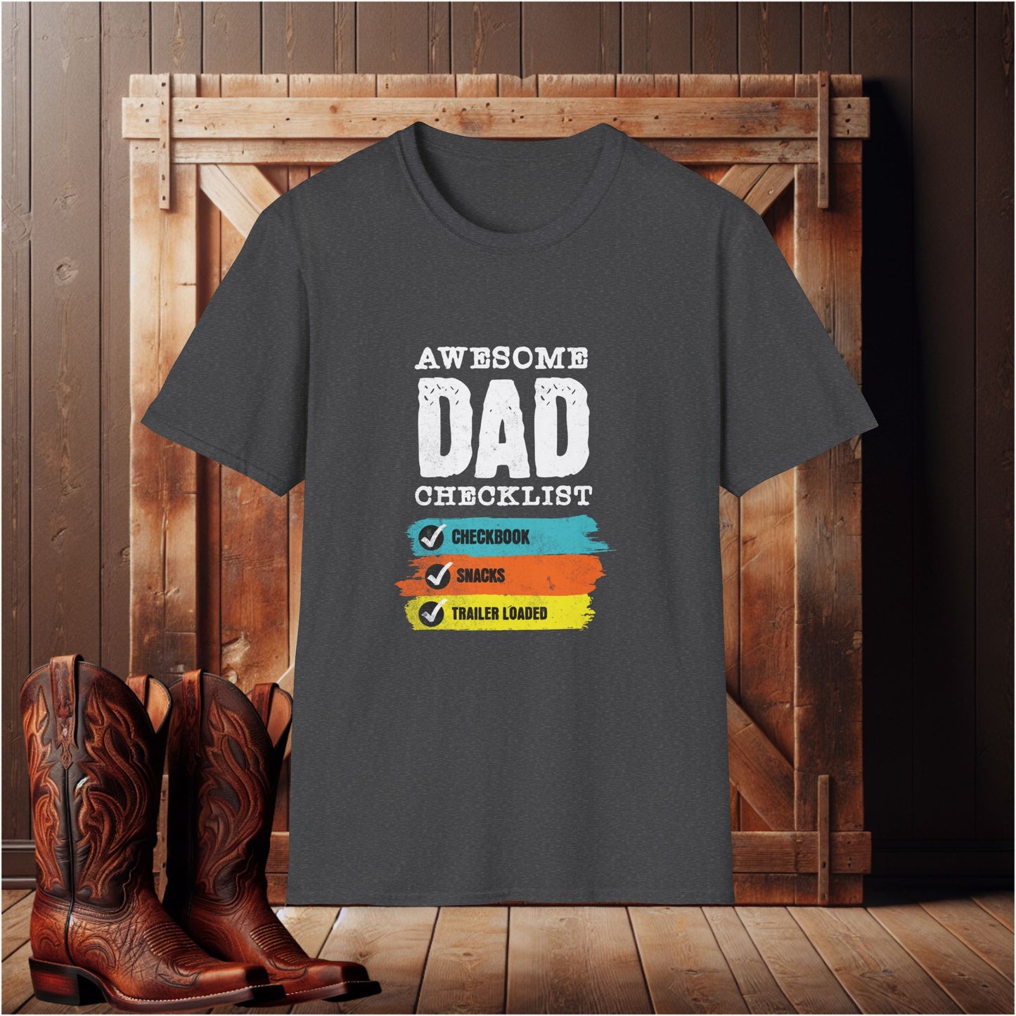 Awesome Dad Checklist T-Shirt