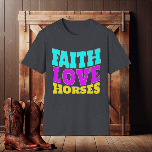Faith Love Horses T-Shirt