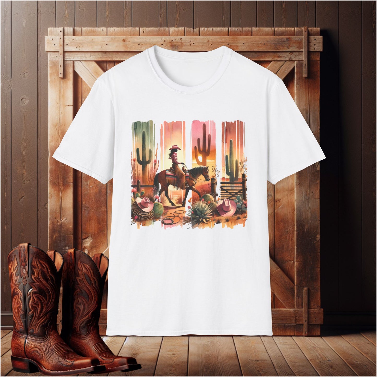 Western Cowgirl Graphic T-Shirt
