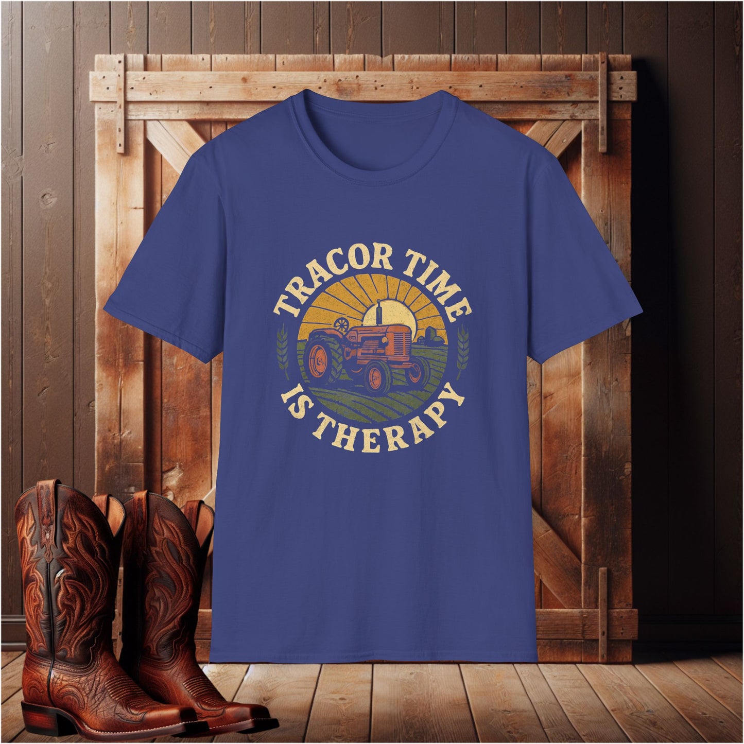 Tractor Time Is Therapy T-Shirt