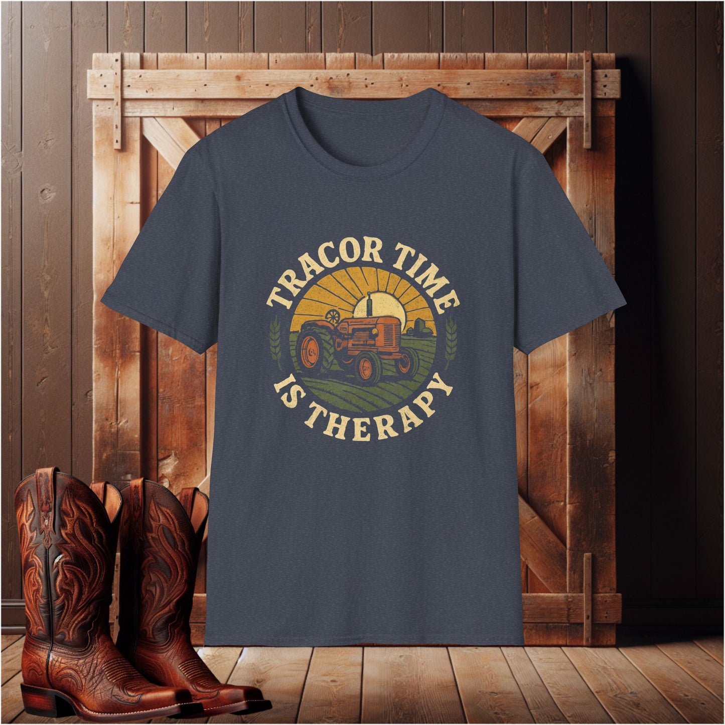 Tractor Time Is Therapy T-Shirt
