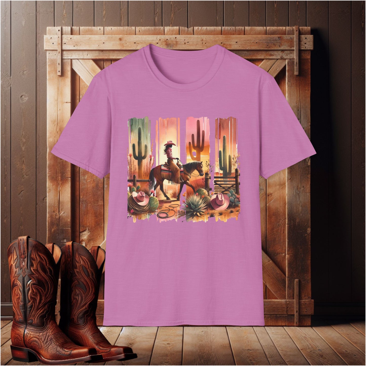 Western Cowgirl Graphic T-Shirt
