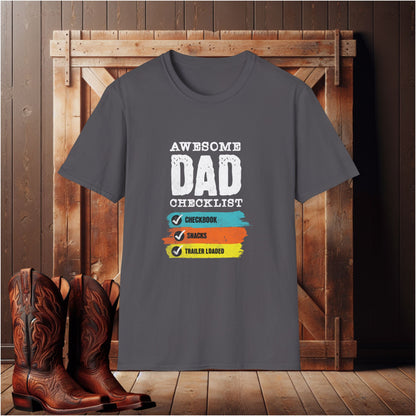 Awesome Dad Checklist T-Shirt
