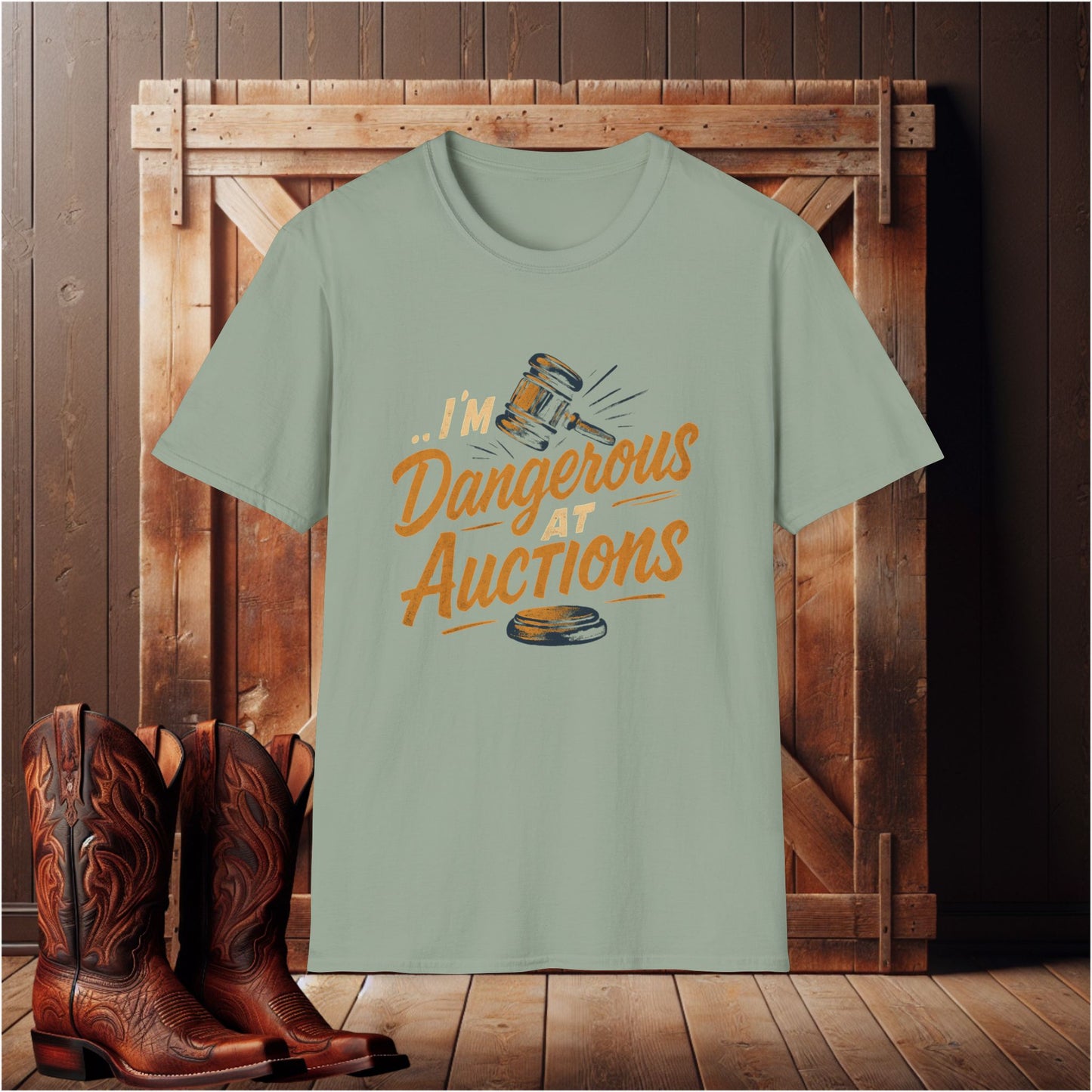 I'm Dangerous at Auctions T-Shirt