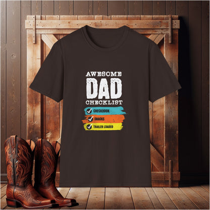 Awesome Dad Checklist T-Shirt