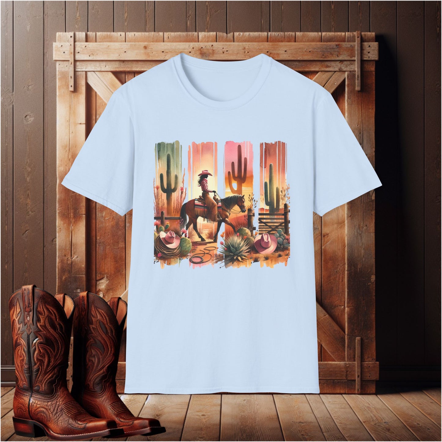 Western Cowgirl Graphic T-Shirt