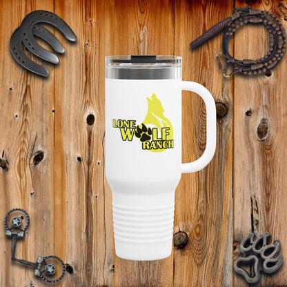 Lone Wolf Ranch Insulated Travel Mug, 40oz - Stylish Coffee Cup, Perfect Gift for Ranch Lovers, Outdoor Adventure Essential, [...]