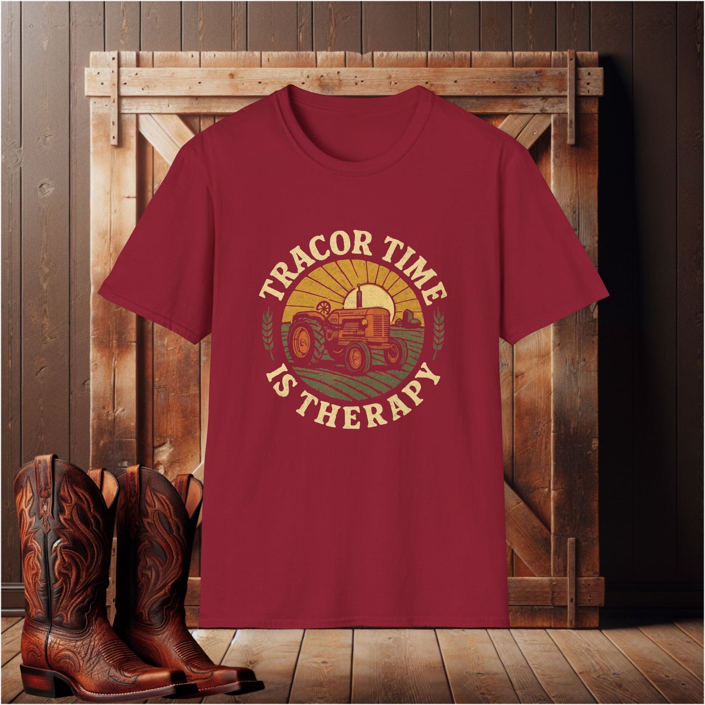 Tractor Time Is Therapy T-Shirt