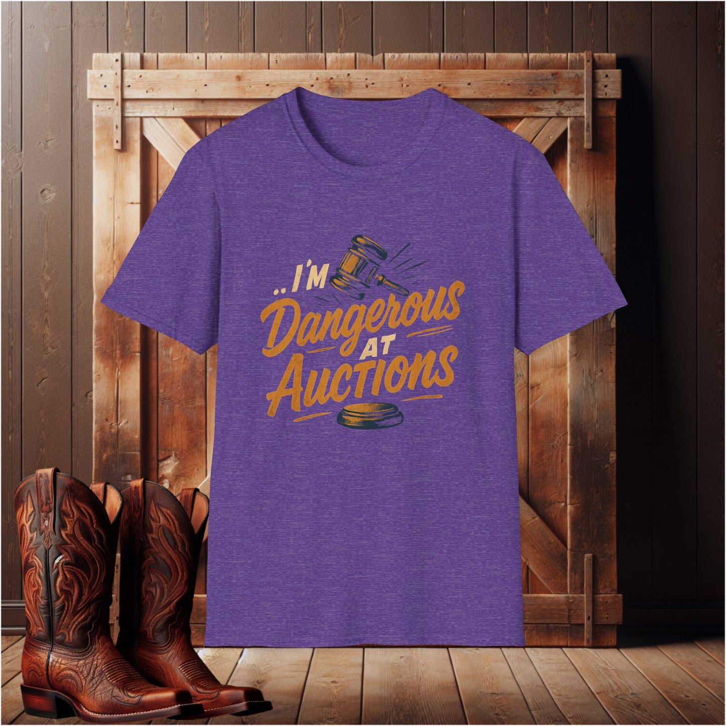 I'm Dangerous at Auctions T-Shirt