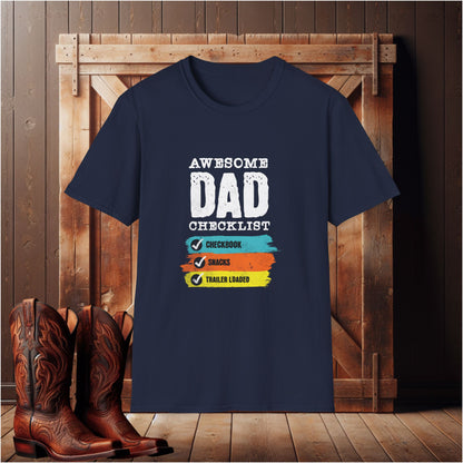 Awesome Dad Checklist T-Shirt